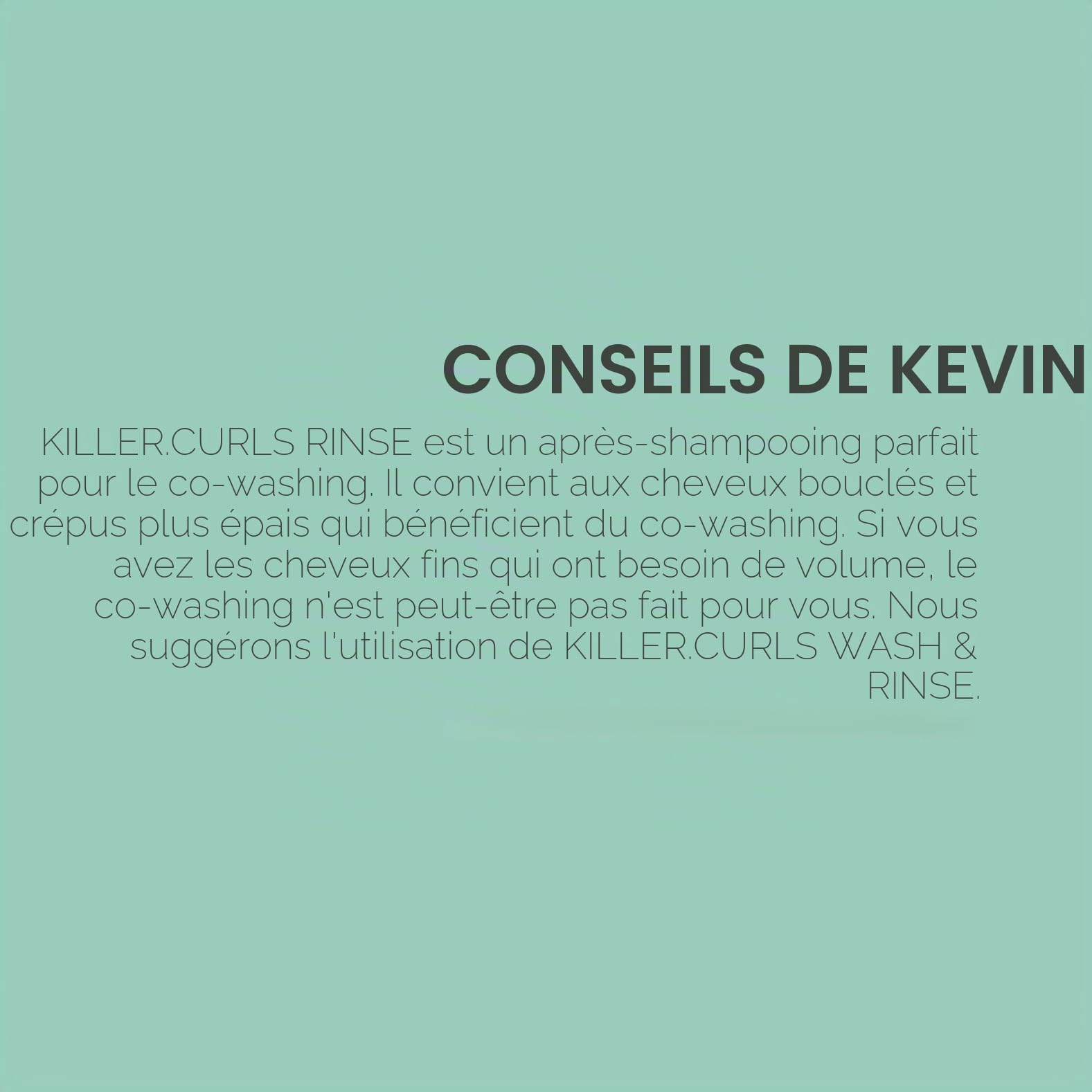 Kevin Murphy - Killer.Curls Rinse Après-shampoing pour boucles - 1000 ml