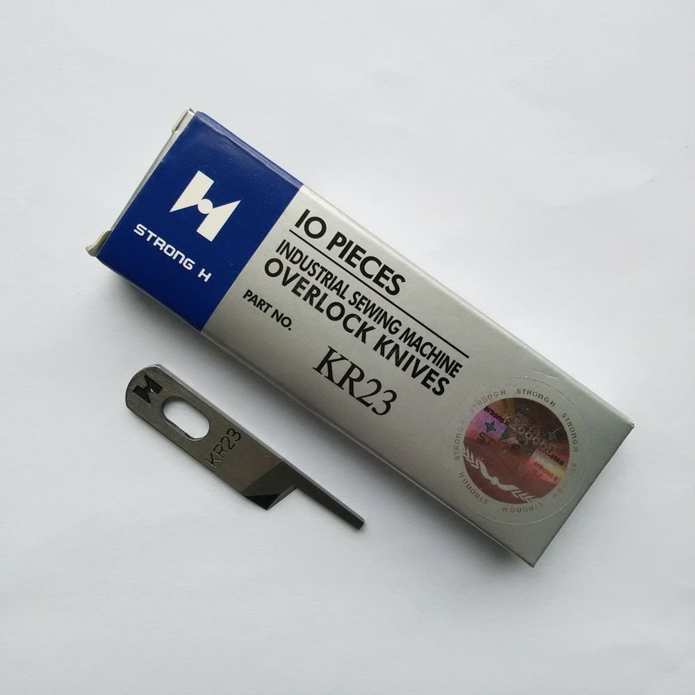 HONEYSEW KR23&KR35 Knife/Blade,Strong H Brand,2Pcs/Lot,Industrial Serger/Overlock Sewing Machine Parts,for Juki,Siruba,Pegasus,Jack...