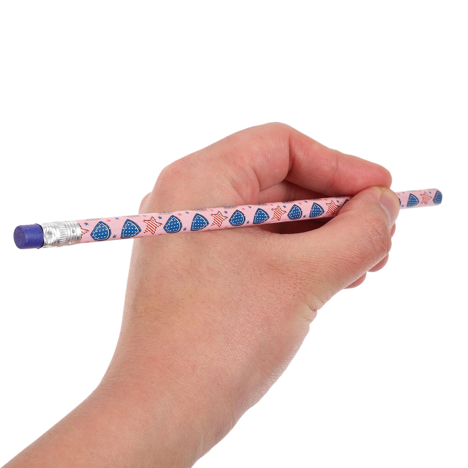 SHINEOFI Usa Flag Pencils 48 Pack Wooden Patriotic Pencils for 4Th of July Party Favors School Office Supplies Smooth Writing and Drawing - Image 3