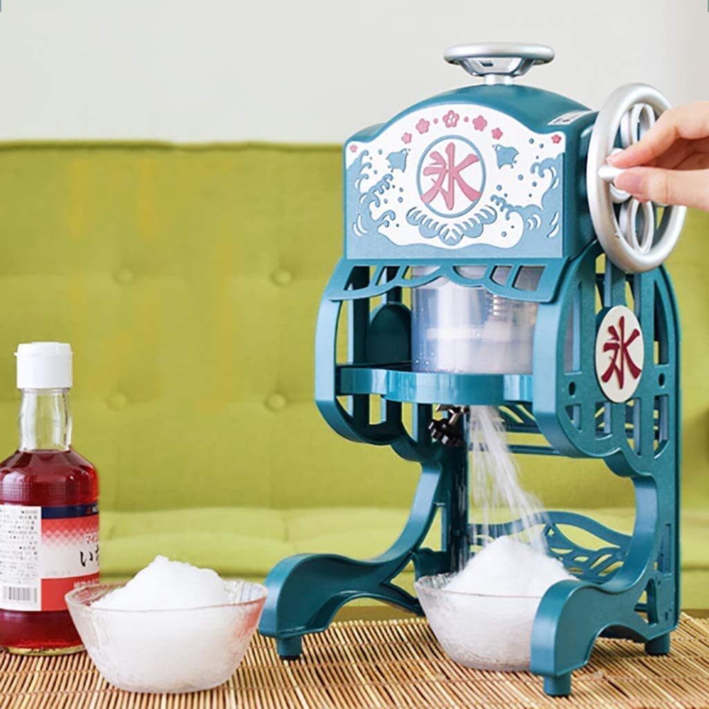 Tritaghiaccio,Macchina Per Cono Di Neve Macchina Retrò Macchina Per Ghiaccio Tritata Piccolo Rasoio Per Uso Domestico E Commerciale,Gelato/Frullato/Cocktail, 220 V