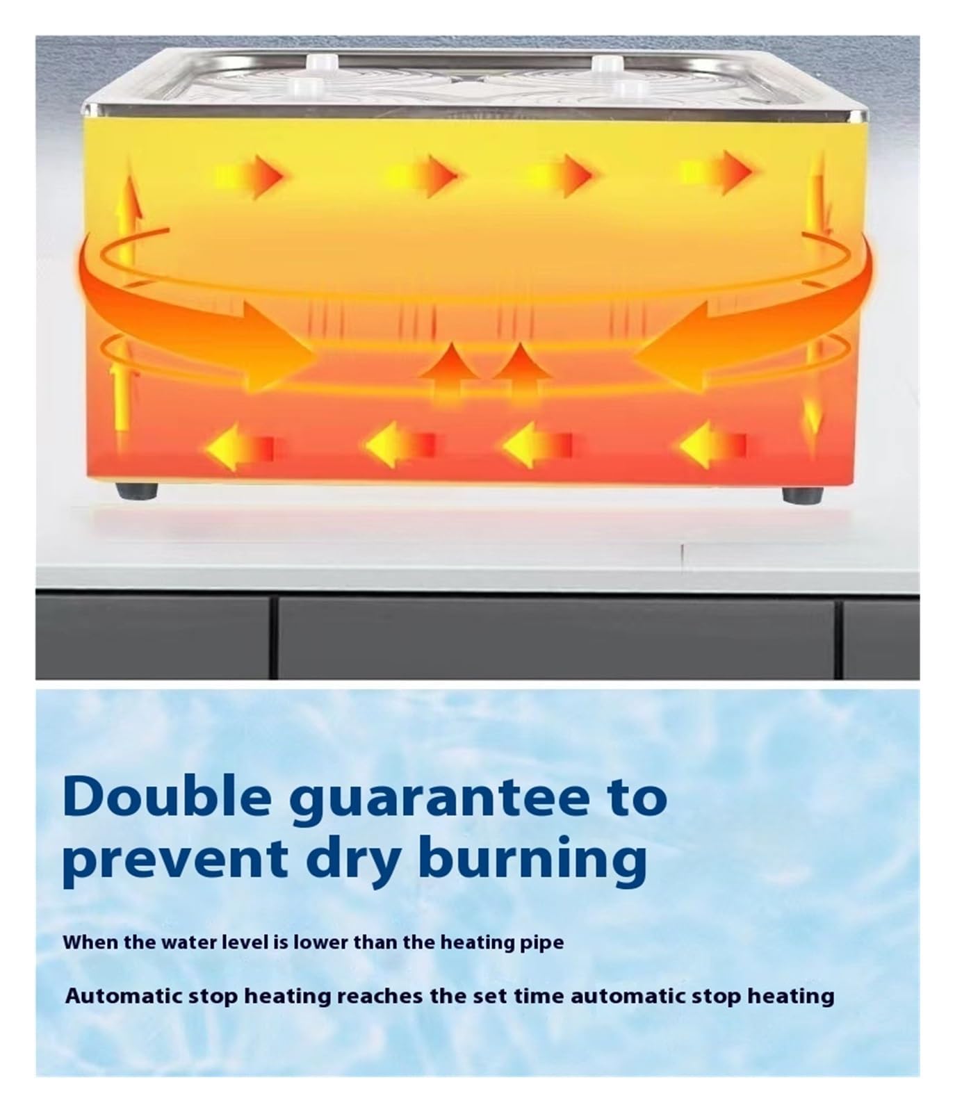 Baño María de laboratorio, Baño de agua eléctrico de temperatura constante con pantalla digital, tanque de agua for calentar en laboratorio, baño de agua hirviendo de doble orificio