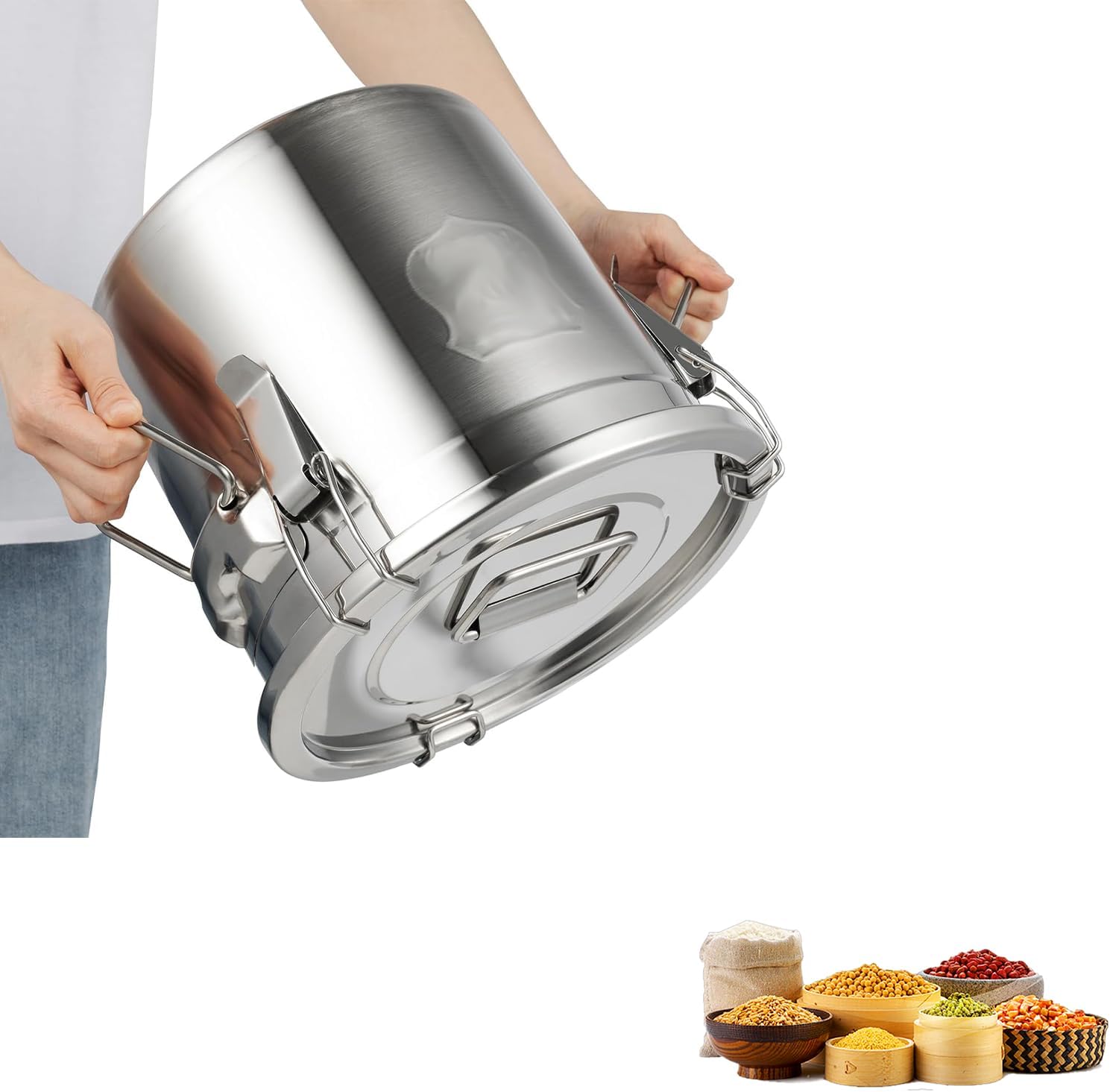 キッチン雑貨 消耗品 米びつ ステンレス 30kg」の人気商品一覧