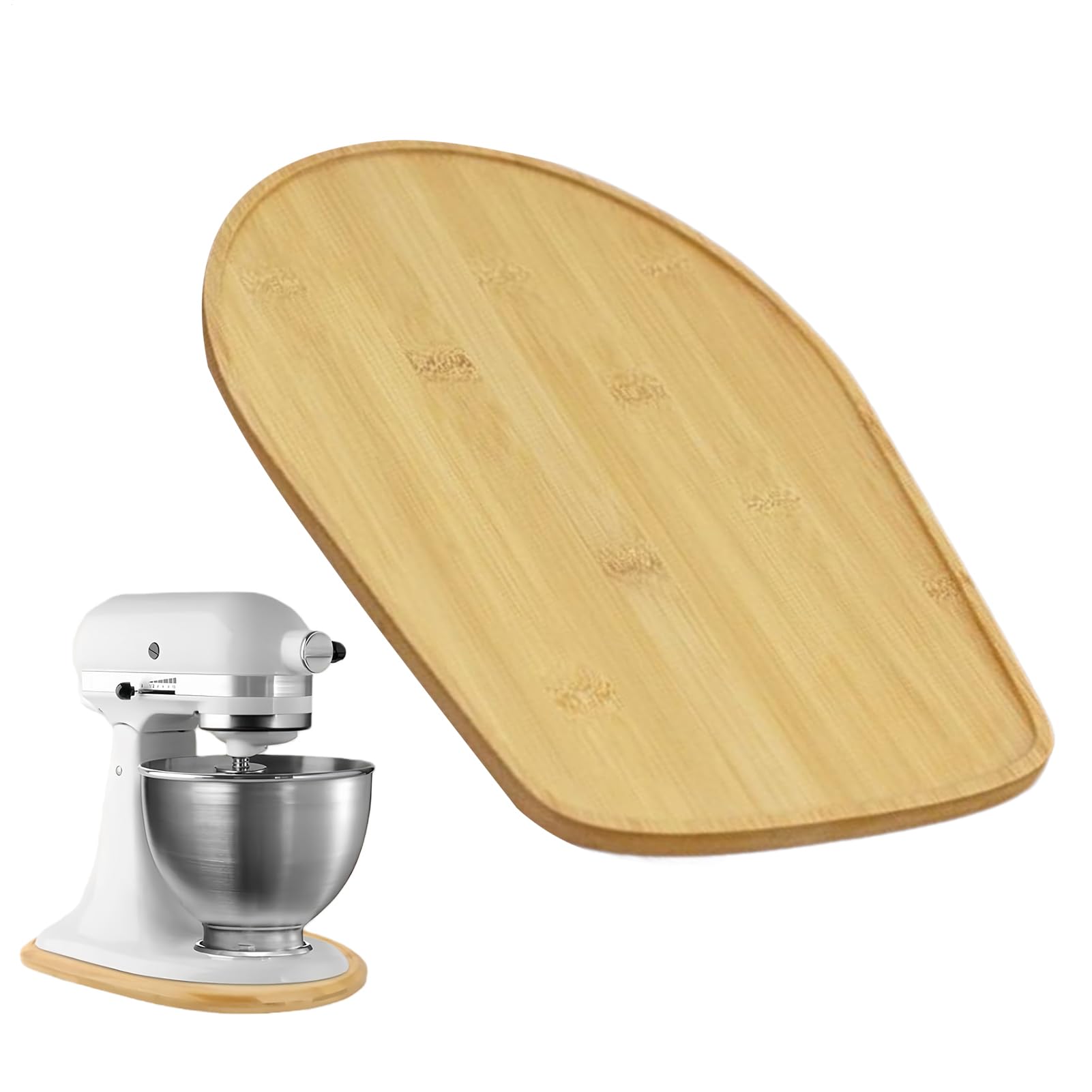 Evita vibraciones con el deslizador para batidora de cocina en madera resistente