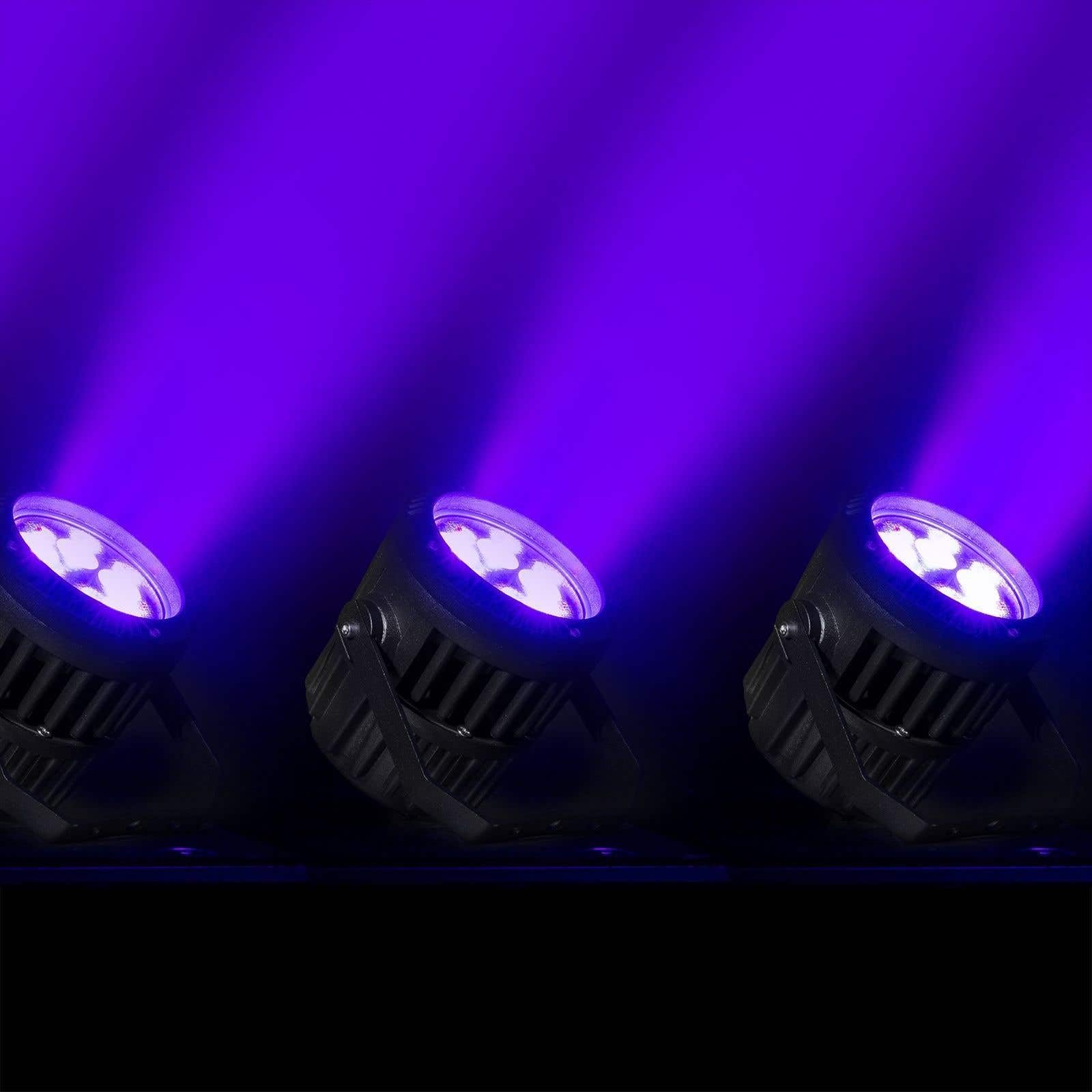 BeamZ PRO BWA63 - PAR Strahler - LED Effektstrahler - 6x3 Watt Outdoor LED PAR Strahler - IP65 wasserdicht - Bühnenbeleuchtung mit Aluminiumgehäuse - Discolicht Partylicht - Gartenbeleuchtung
