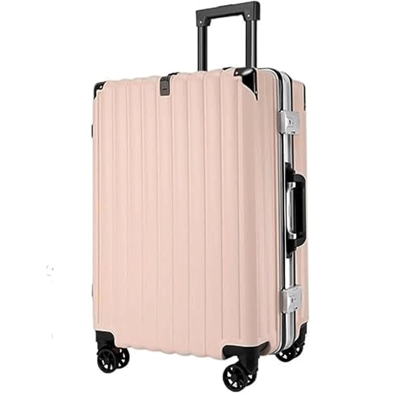 Valigie rigide con Ruote Bagagli con Telaio in Alluminio con Porta di Ricarica USB Trolley da Viaggio Portatile