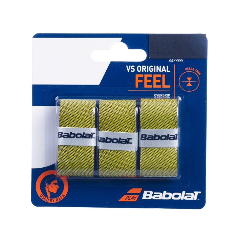 Babolat Vs Original x 3 Overgrips (Black Yellow) (B08P452YZ4) Amazon Price History, Amazon Price Tracker