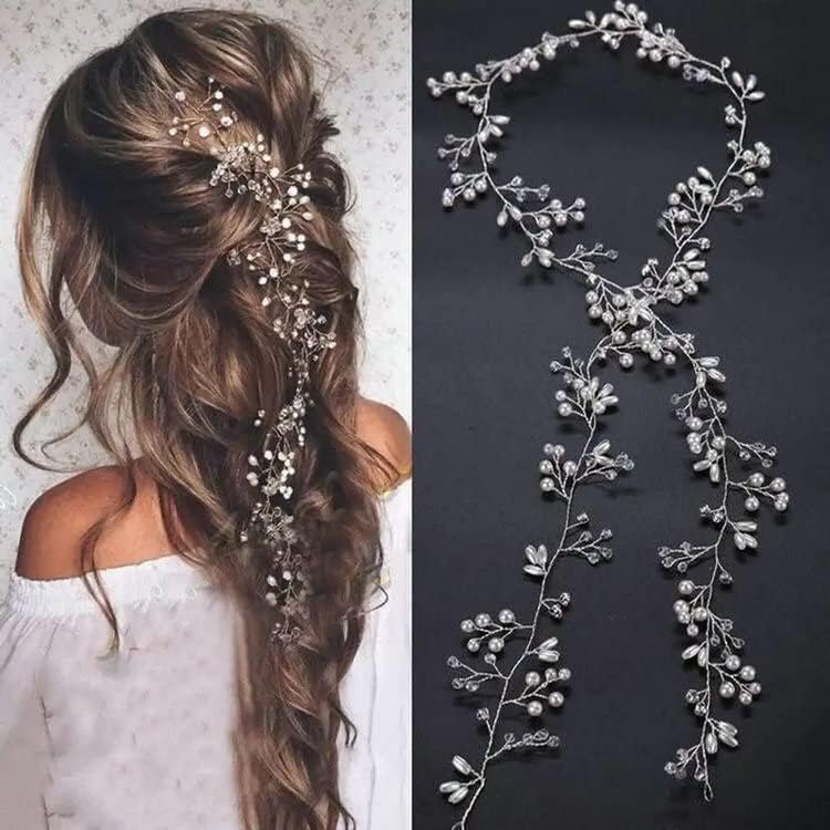 Miniatura 4 de VMila Corona de flores - Elegante accesorio para el cabello de boda, hermoso tocado de niña de flores, perfecto para damas de honor y niñas de