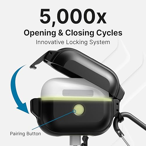 Miniatura 6 de Catalyst Funda de protección total para AirPods Pro (negro que brilla en la oscuridad) (negro - brilla en la oscuridad, para AirPods Pro 2/1)