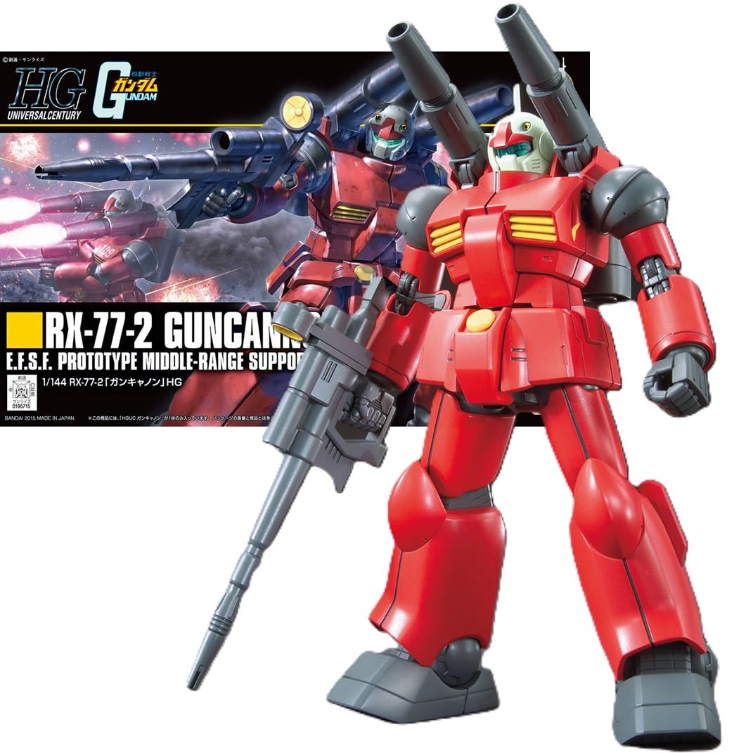 Amazon | HGUC RX-77-2 ガンキャノン 1/144スケール 色分け済み