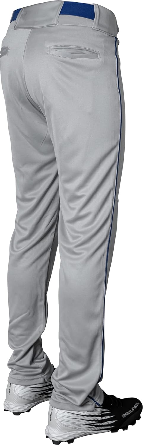 Rawlings | Boy’s Launch Series Baseball Pants | Full Length Semi-Relaxed Fit | Youth Sizes | Solid | Multiple Colors