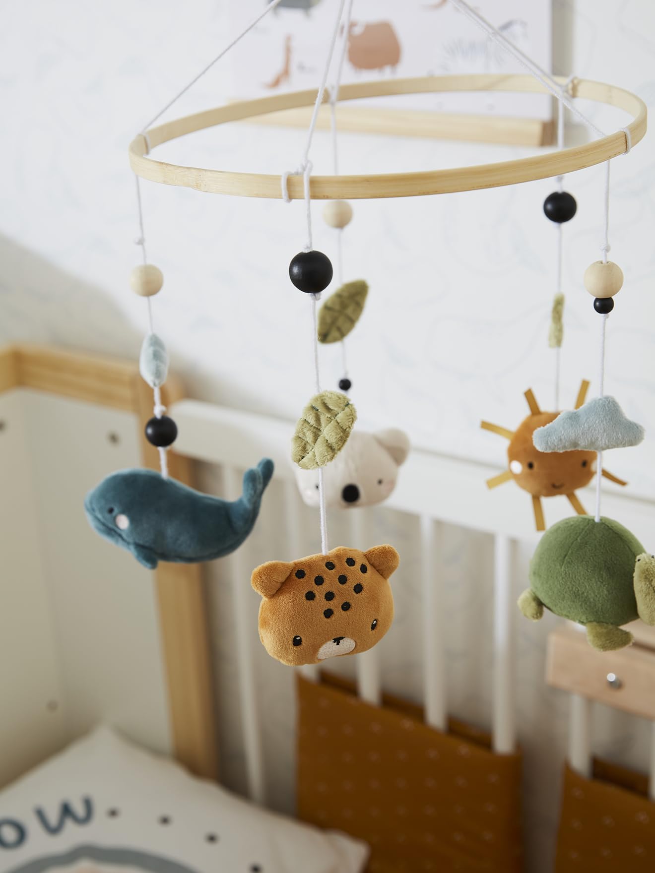 VERTBAUDETBaby Musikmobile,Mini Zoo"beige/mehrfarbigONE SIZE
