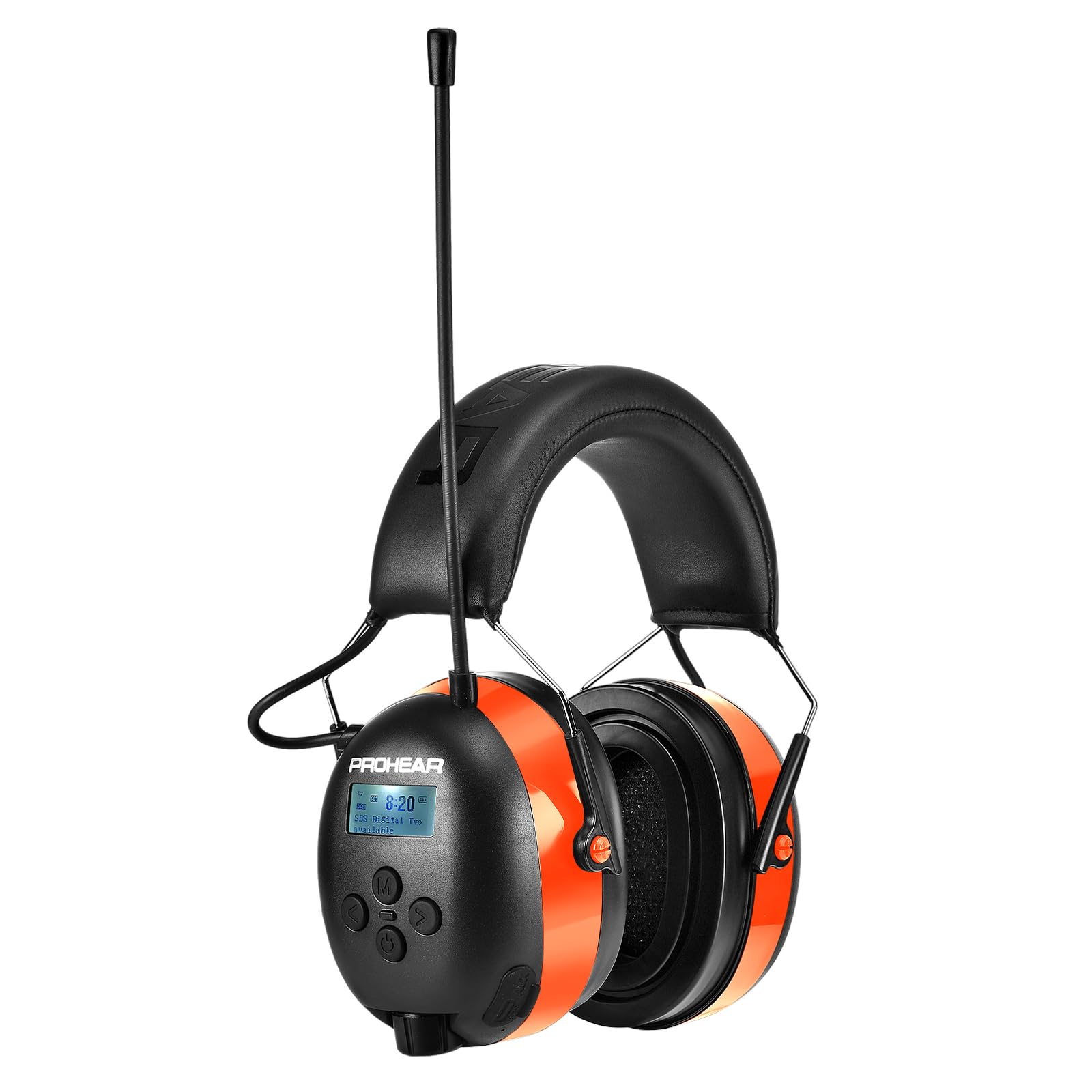 PROHEAR 033A (Upgraded) Gehörschutz mit Radio DAB +/Bluetooth/FM, Kopfhörer mit Radio mit Eingebautem Mikrofon und Lärmreduzierung