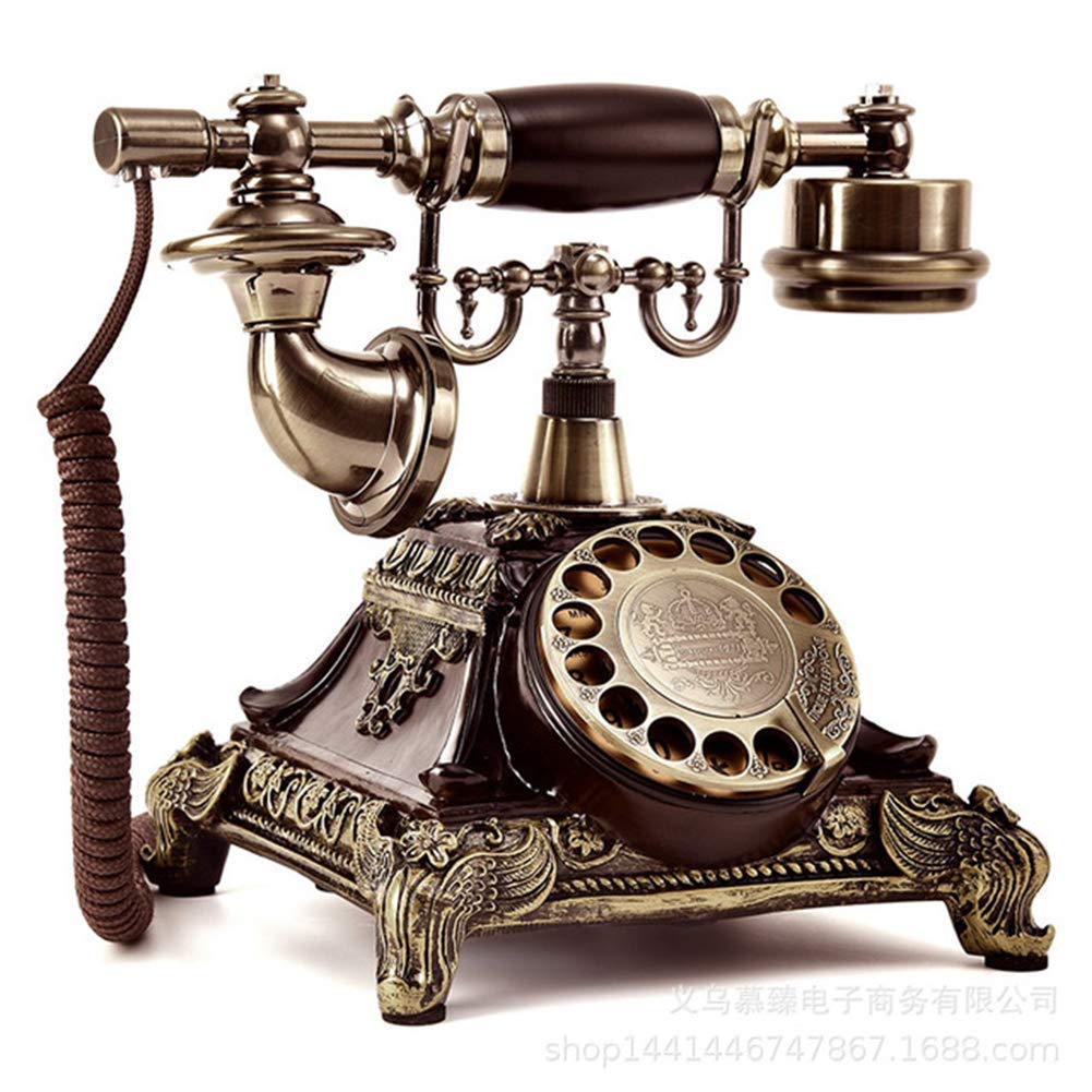 Telefono Fisso retrò ， Telefono rotativo retrò con Filo Fisso