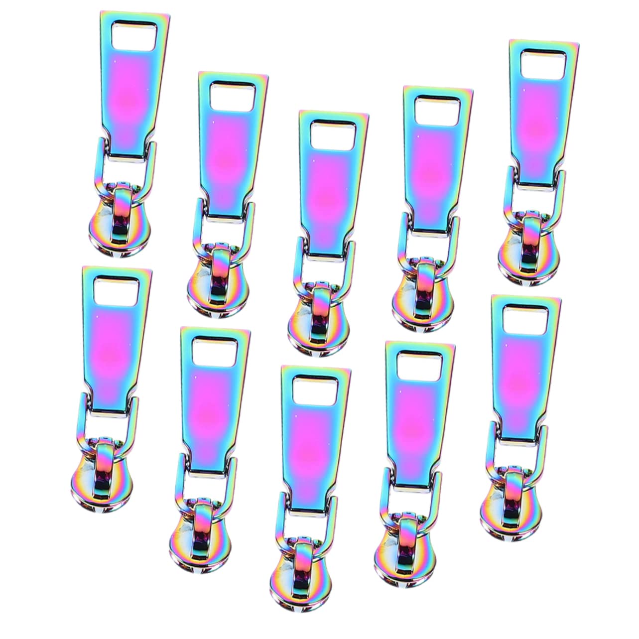 STOBOK 30piezas Deslizadores De Cremallera Metálicos Para Reparación De Ropa Accesorios Para Mochilas y Equipaje Resistente y Duradero