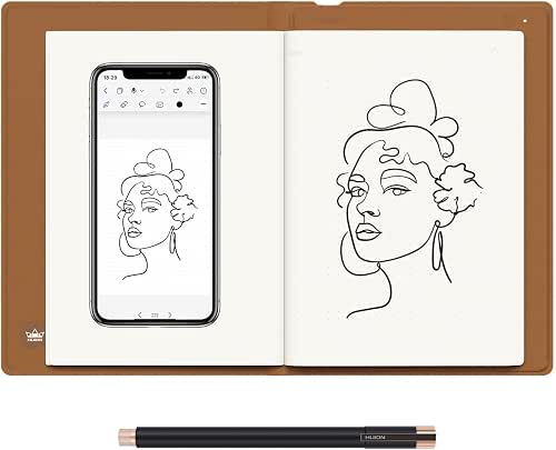 HUION Note 2-in-1 Digital Notebook Drawing Tablet With Battery-free Pen,