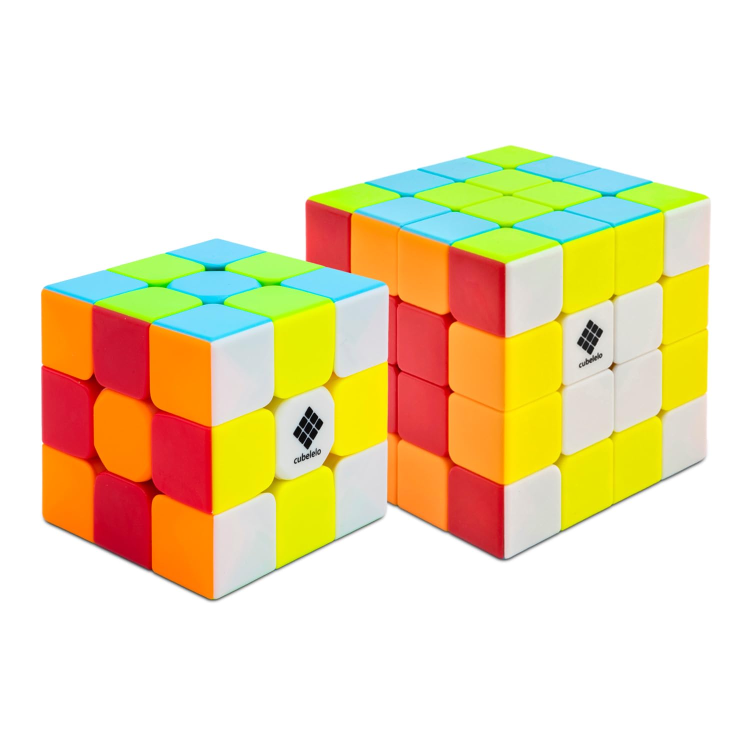 Drift 3x3 & 4x4 Stickerless Combo Set – Premium Dual Speed Cube Bundle for All Skill Levels – Smooth Turning, Durable, and Vibrant Stickerless Design