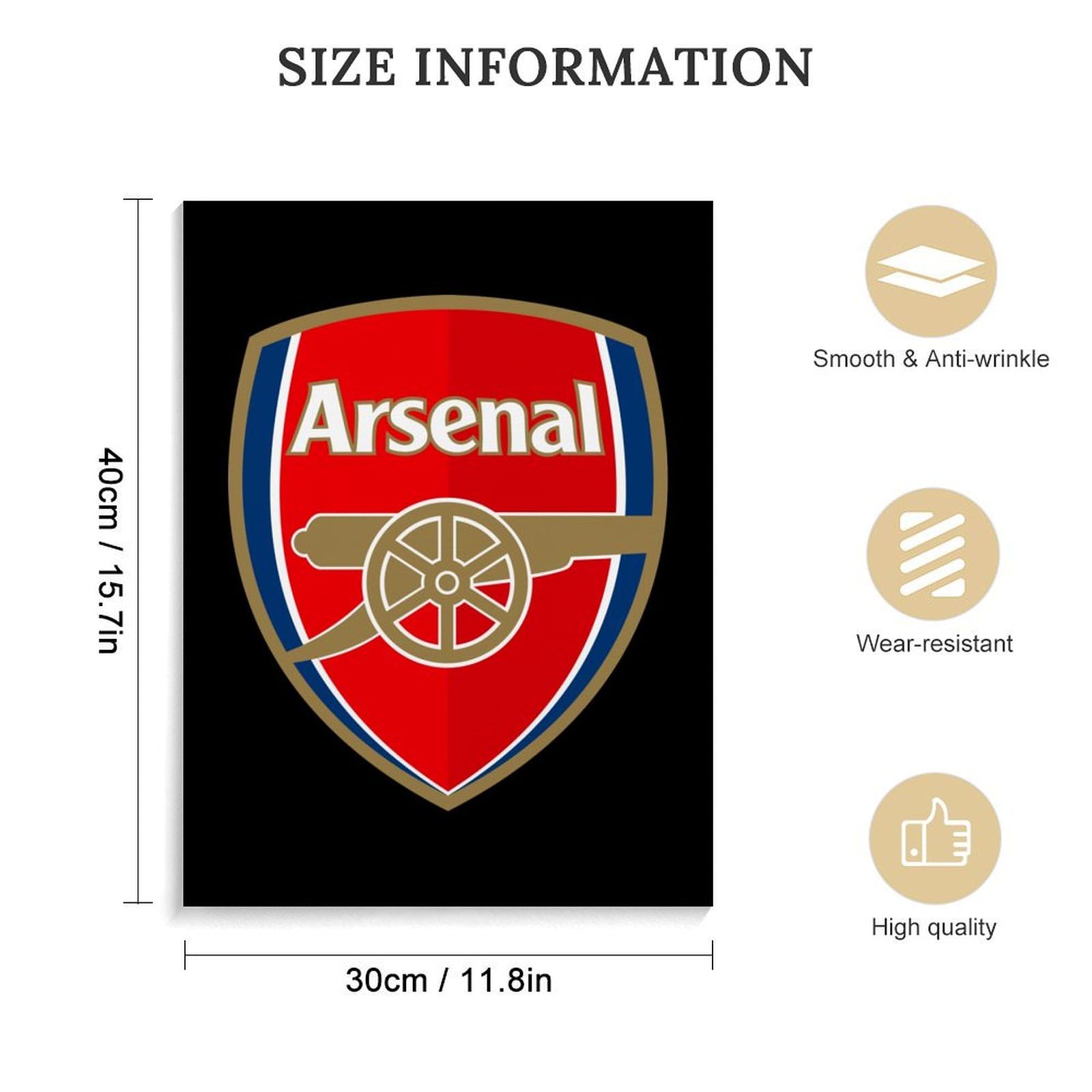 Amazon.co.jp: アートパネル アーセナルfc 装飾画 30x40cm