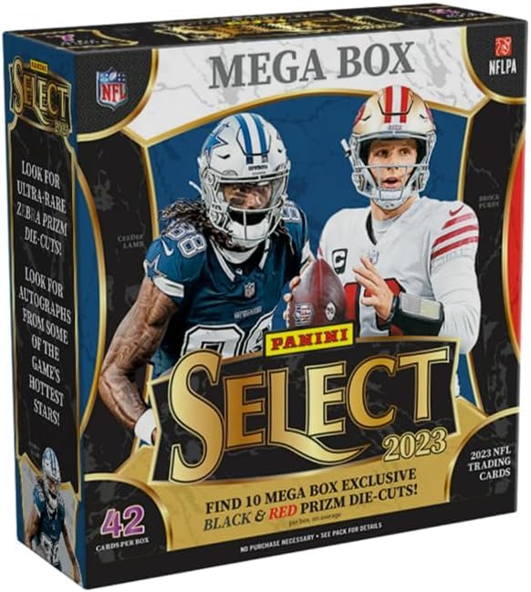 Amazon.com: 2023 Panini Select Football Mega Box (42 Cards/Box