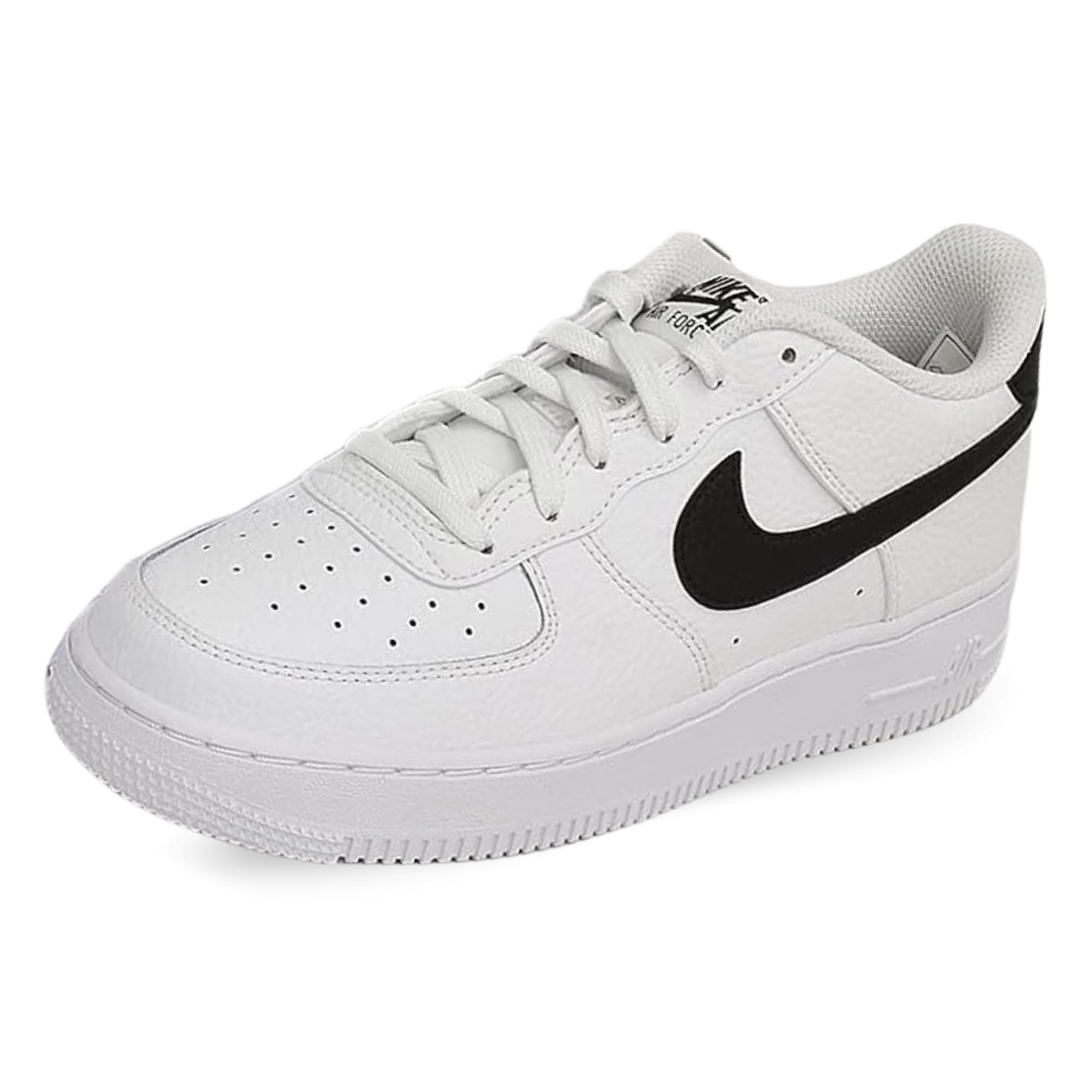 NIKE Air Force 1 (Gs), Zapatillas Niños, Blanco (White/Black/White), 40 EU