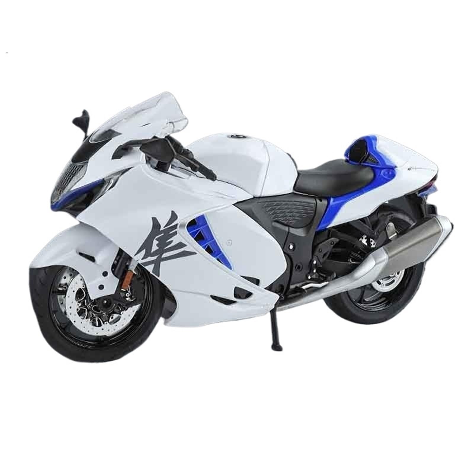 POEWRI for Suzuki Hayabusa GSX-1300R Alloy Motorcycle Diecast Model Soung 1:9