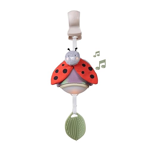 Miniatura 7 de Taf Toys Music & Light Ladybug Take Along Toy - Máquina portátil de sonido para bebé, chupete para recién nacido, móvil de cuna musical para bebés,