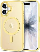 Vista 214 de Anuck - Funda magnética para iPhone 11 compatible con MagSafe, carcasa trasera mate translúcida dura, borde de TPU, delgada, resistente a impactos