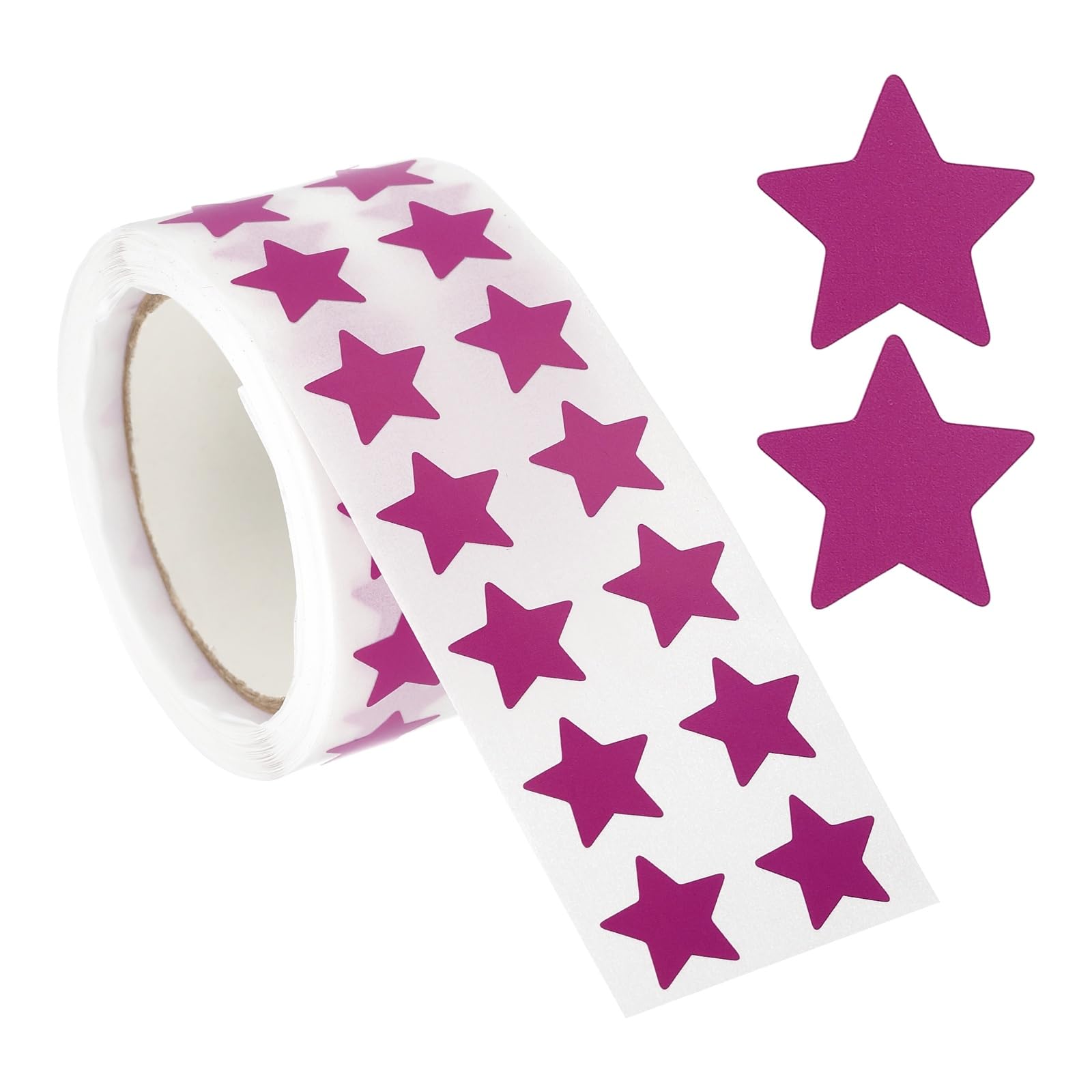 PATIKIL Star Stickers Roll 1/2", 1000 Pcs Self-Adhesive Reward Stickers Star Labels for Behavior Chart Classroom Teacher Supplies and DIY Craft, Purple — image 1