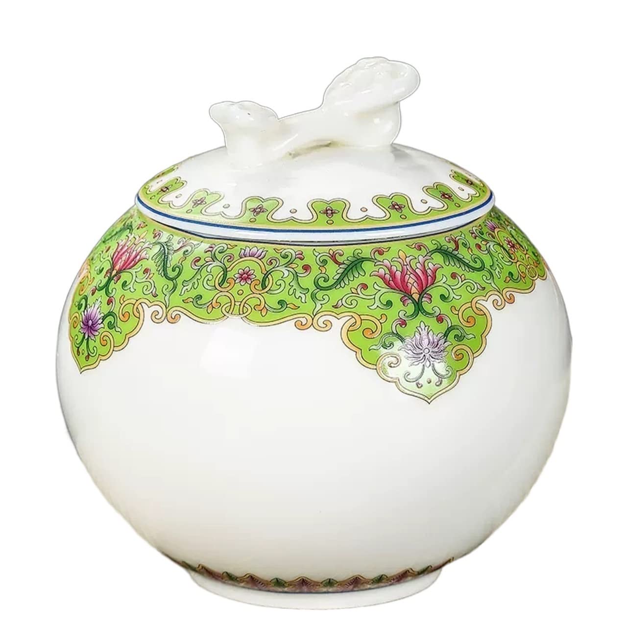 XXAD553TY Porcelain Tea Canister for Loose, 900 ML Exquisite