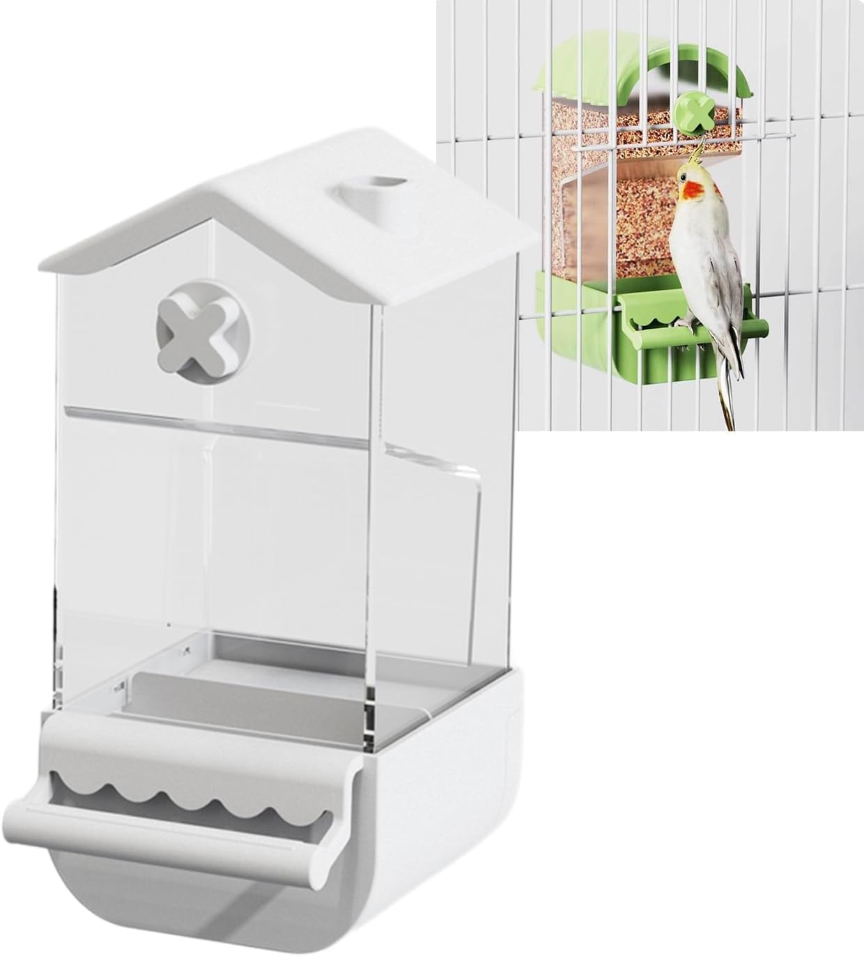 ステンレス製鳥かご 餌入れ4個付き 楽天市場】お買い物マラソン【P5倍