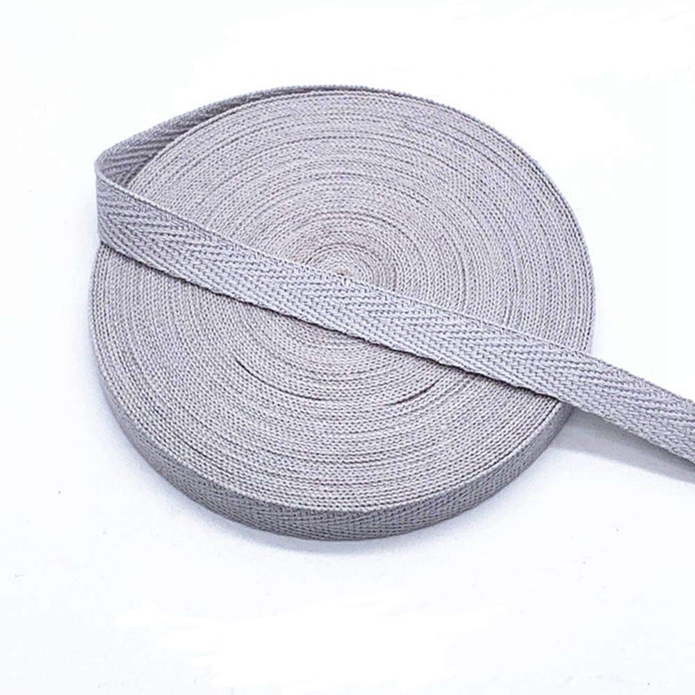 MoonyLI 10mm Cotton Webbing Tape - 45 Yard Roll, Herringbone Twill Tape For DIY Crafts, Sewing, & Decor - View #6