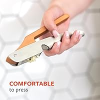 Vista 6 de Full Circle Crushed It - Prensa de ajo de acero inoxidable fácil de limpiar, trituración sin esfuerzo y limpieza rápida sin ensuciar, raspador