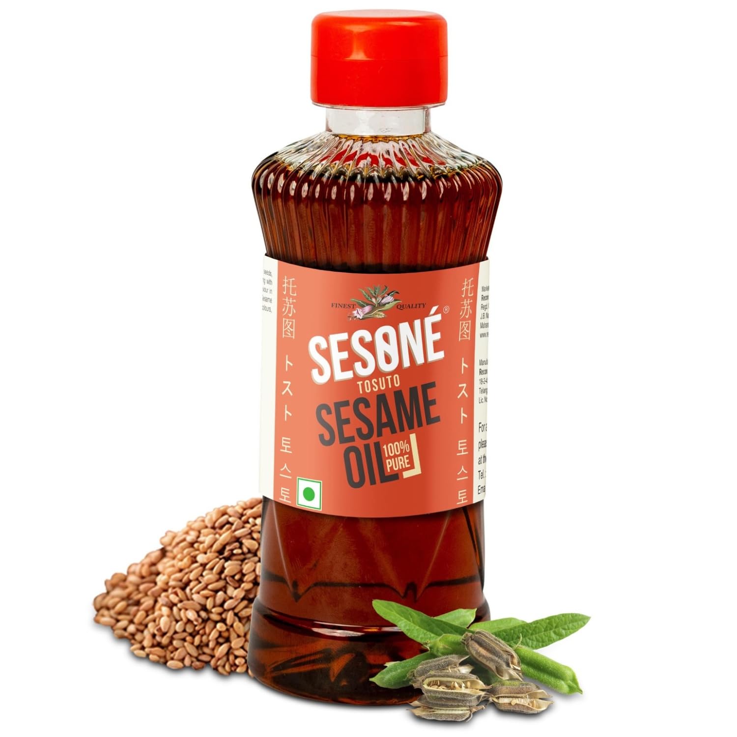 Sesone Tosuto Premium Toasted Sesame Oil | 240ml Bottle | 100% Natural Sesame Oil for Oriental Cooking | No Additives & No Artificial Colours | Nutty Flavor, Drizzle on Soups, for Sautéing and Salad Dressing (B0BNL48TW7) Amazon Price History, Amazon Price Tracker