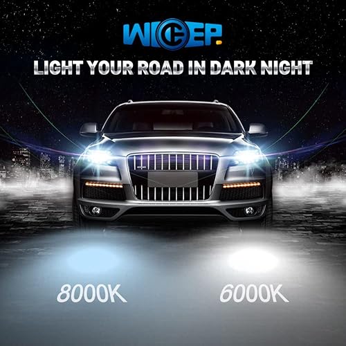 Miniatura 3 de wideep Bombillas HID de xenón D2R, 6000K 35W, 85126UB 66250 85126WX repuesto para luz baja, 2 unidades