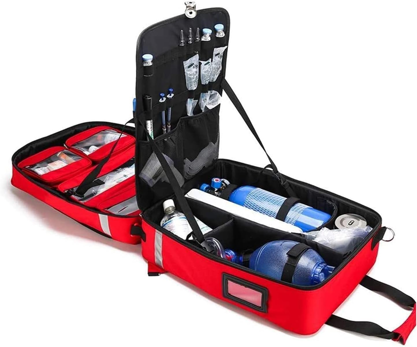 Trauma-Tasche Für Notfallhelfer, Multifunktionaler Erste-Hilfe-Rucksack, Wasserdichte Erste-Hilfe-Notfalltasche Aus Oxford-Stoff Mit Internen Trennwänden, Geeignet Für Outdoor, Reisen, Camping ( Color