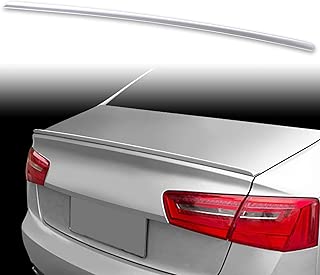 FYRALIP Painted Factory Print Code Trunk Lip Wing Spoiler For 2011-2018 Audi A6 C7 4G 4th Generation Sedan Fast Delivery Easy Installation Perfect Fit - LZ7L Lava Gray Pearl Effect - coolthings.us
