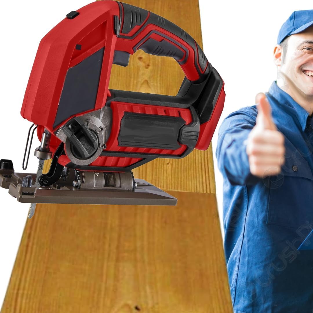 20V Jig Saw Compatible with Bauer 20V Cordless Variable Speed Jig Saw (1773C-B) - Blade Speed Control (0-2400 SPM) for making precise straight or intricate curved cuts (Tool Only - No Battery)