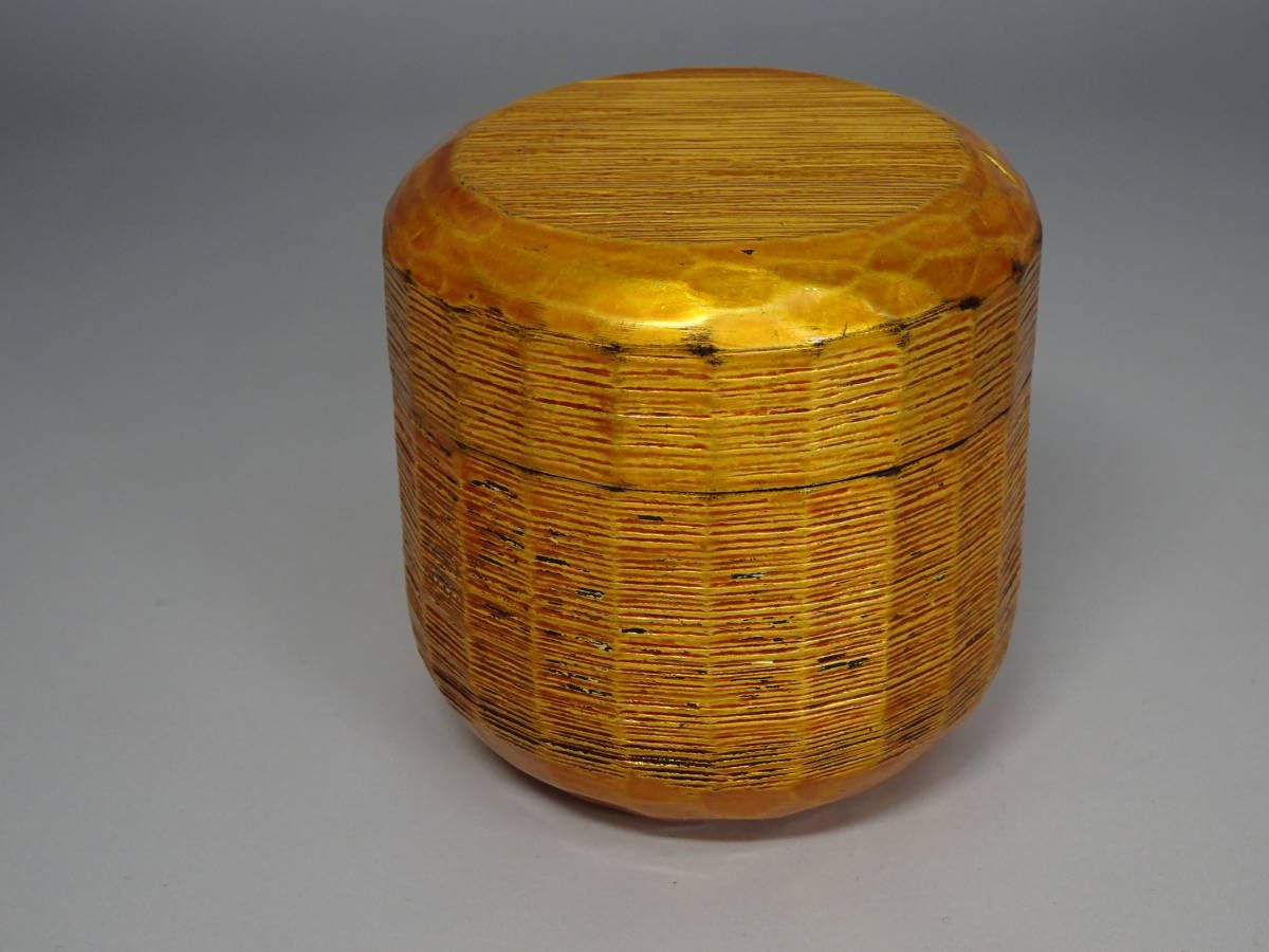 Amazon.co.jp: 橋村萬象作折タメ白檀塗棗共箱茶道具 303 : ホーム