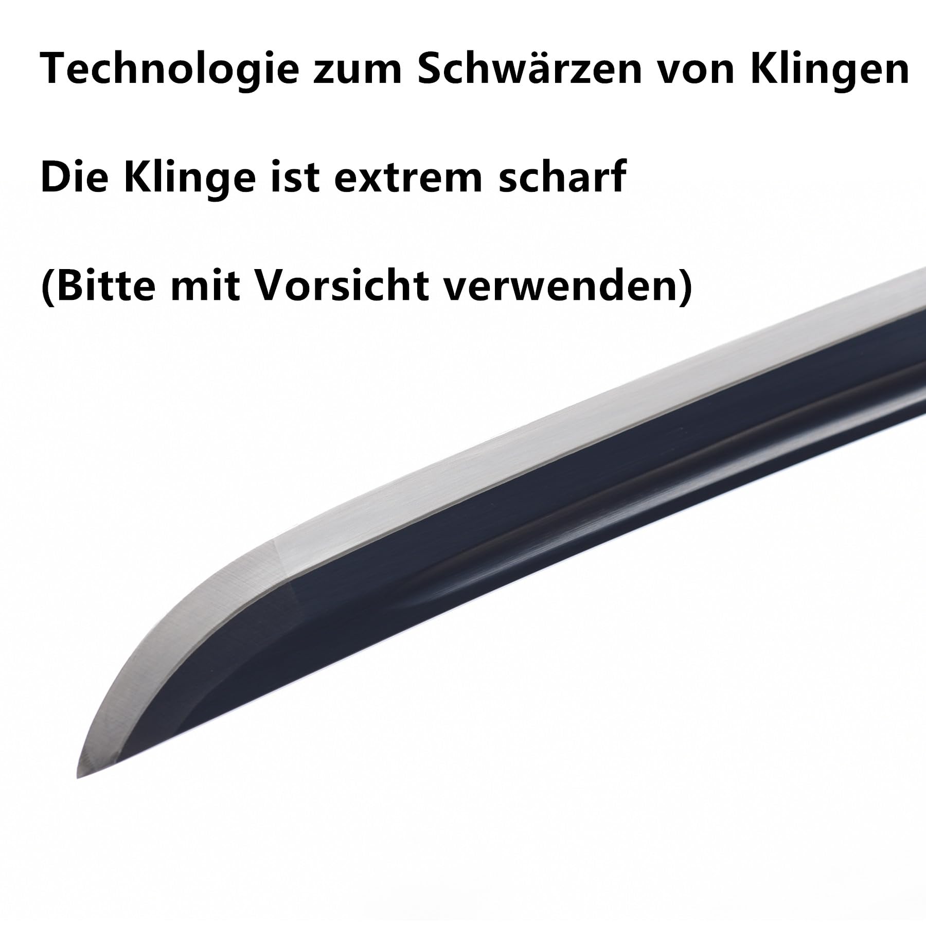 103cm Samurai-Schwert Katana/Scharf/Handgeschliffener hochmanganhaltiger Stahl/Sammelobjekt/Rollenspiel/Halloween/Kampfsportpraxis/Geschenk