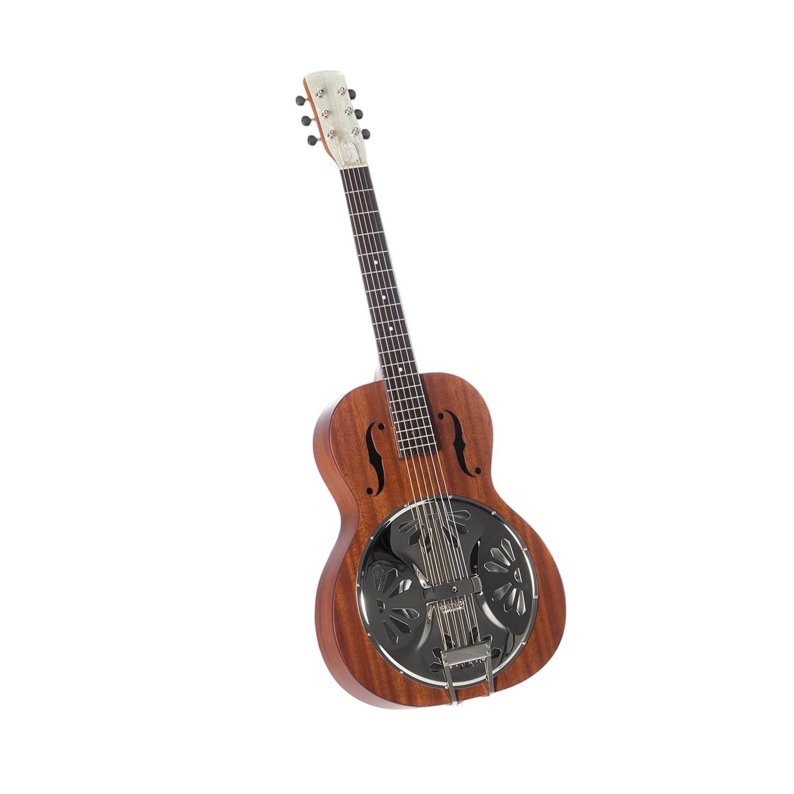 Guitare Six Cordes Couleur Bois Naturel Avec Manche Rond Et Corps En Acajou Guitare Électrique Débutants