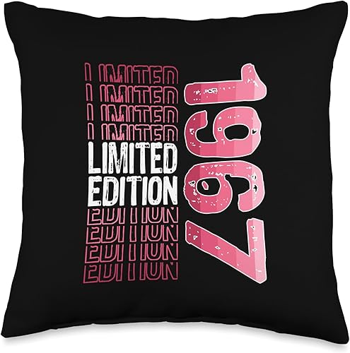Miniatura 1 de Limited Edition Vintage 1967 Retro Birthday Throw Pillow