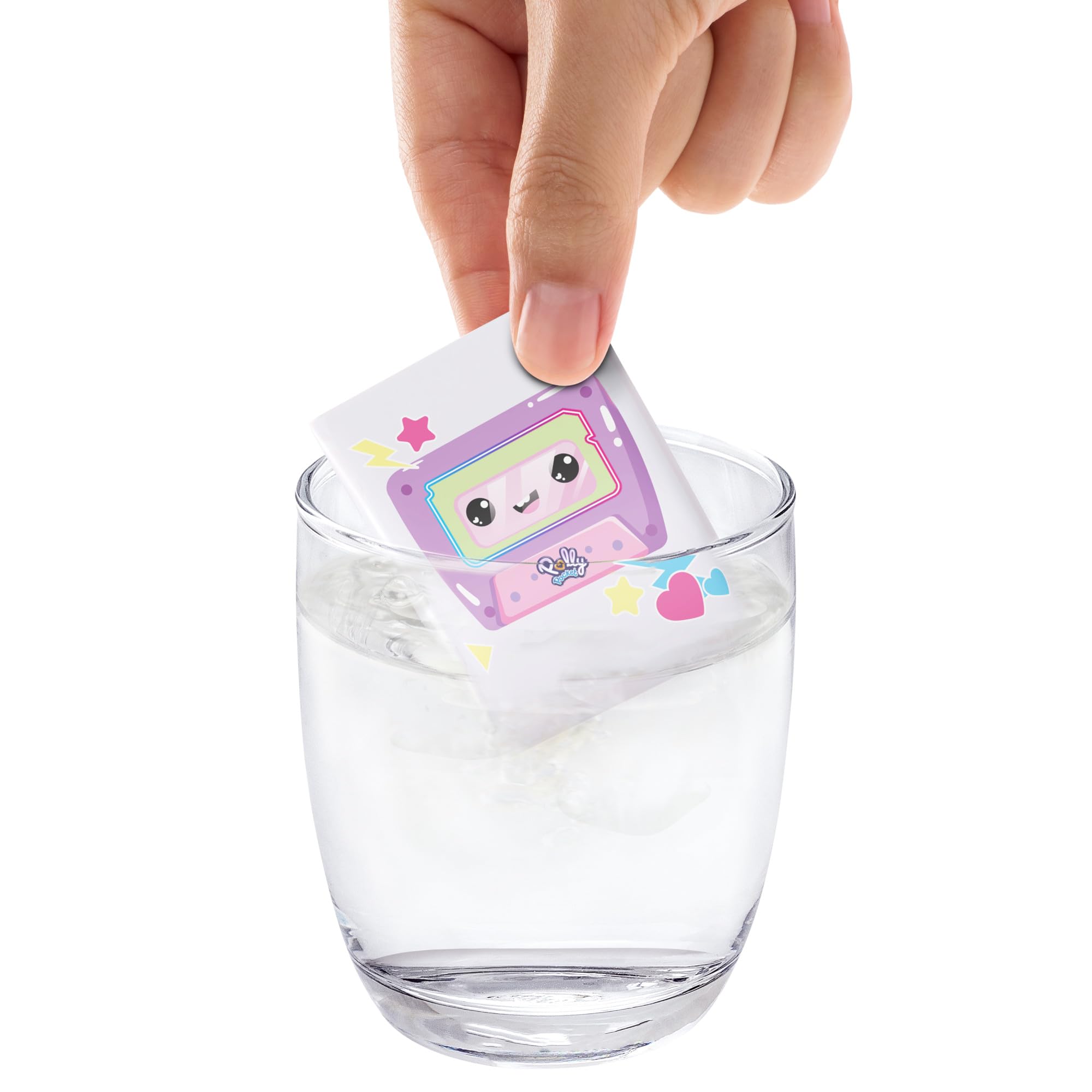 Polly Pocket - Disco Dance Fashion Reveal, playset da viaggio a forma di stereo portatile, include bambola con felpa, gioco d'acqua a sorpresa e 16+ accessori, giocattolo per bambini, 4+ anni, HRD65