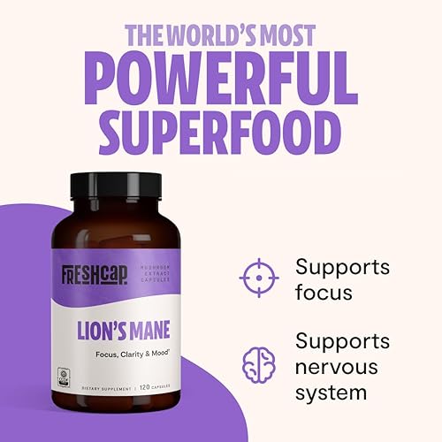 Miniatura 2 de FreshCap, paquete de bienestar óptimo (cápsulas de melena de león, cápsulas de cola de pavo, cápsulas de Reishi)