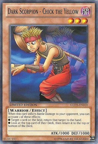 Yu-Gi-Oh! - Dark Scorpion - Chick The Yellow (GLD5-EN010) - Serie Oro Mina embrujada - Edición limitada - Común