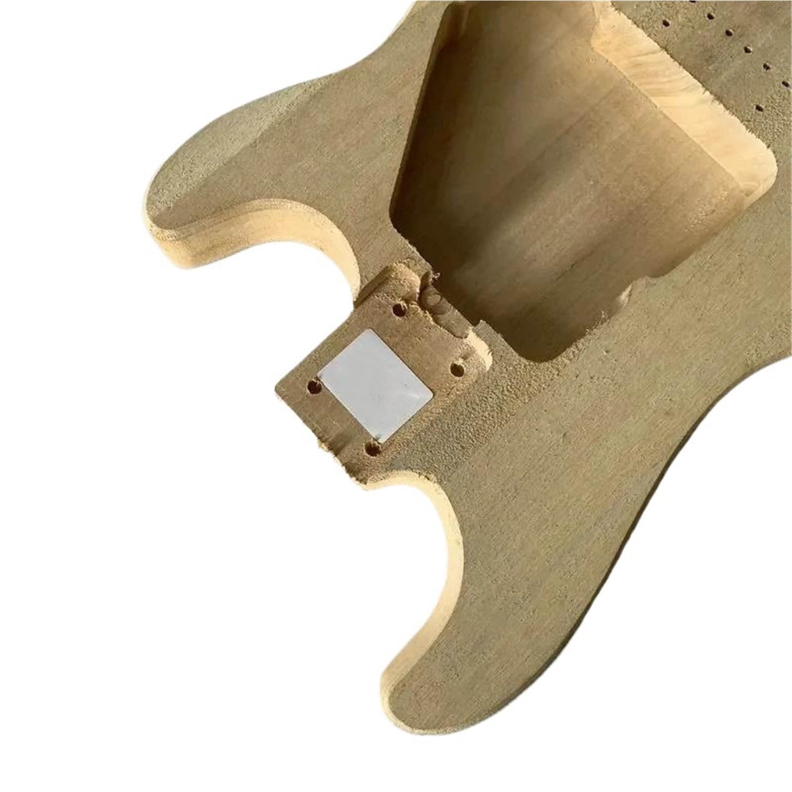 Korpus Gitary Diy Miniaturowa Podróżna Gitara Elektryczna ST Z Litego Drewna Korpus Po Prawej Stronie
