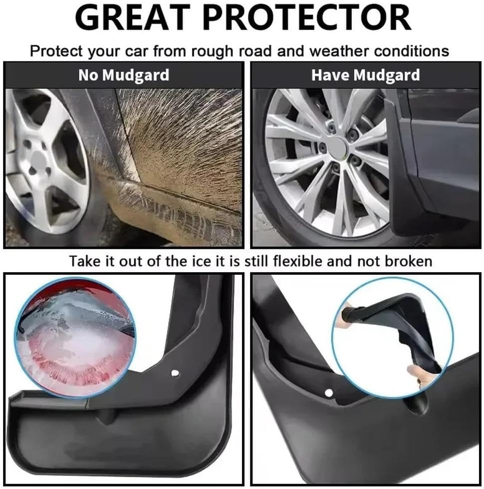 Car Mudguards Protector Splash Guards Front Rear Wheel Mudguards Car Accessories for Chery Jaecoo 7 2023-2025 Wheel Protection
