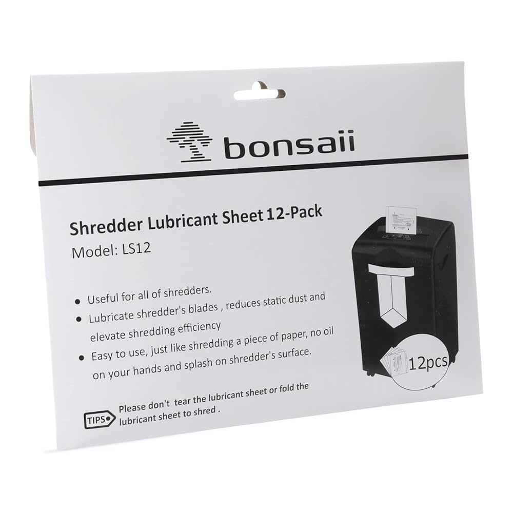 Amazon.com : Bonsaii C149-C Shredder and 12-Pack Lubricant