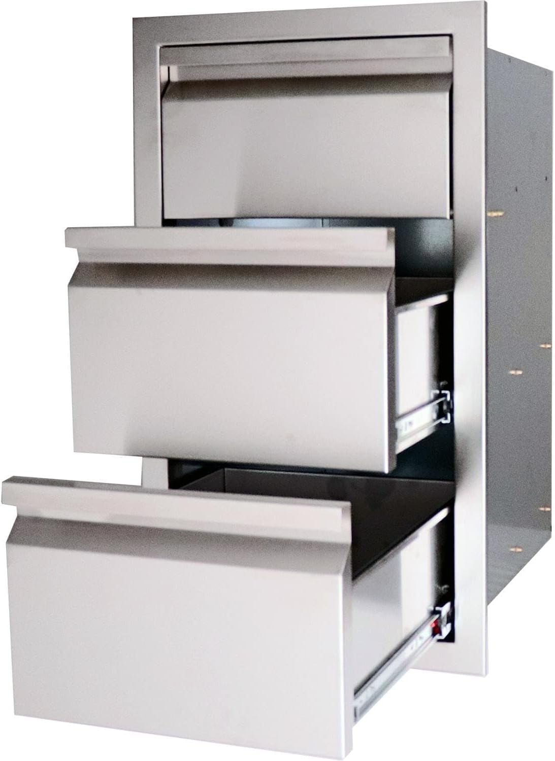 RCS Valiant Series 17-Inch Stainless Steel Double Access Drawer & Paper Towel Dispenser - VTHC1