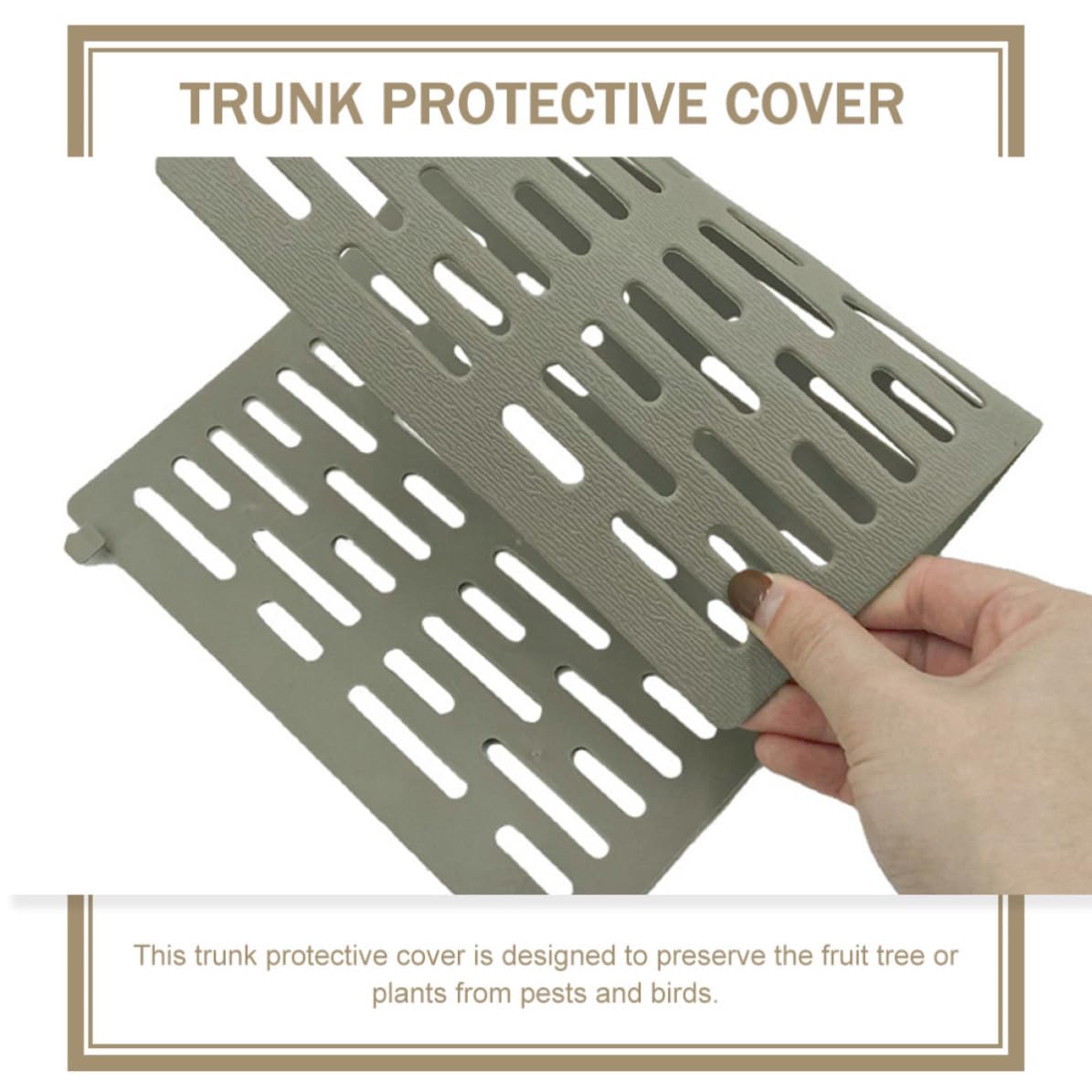 Telo Protettivo per Piante in Pp per Protezione Tronco, Copertura Resistente al Vento e Combinabile, per Giardinaggio Indoor e Outdoor, Set da 10 Pezzi