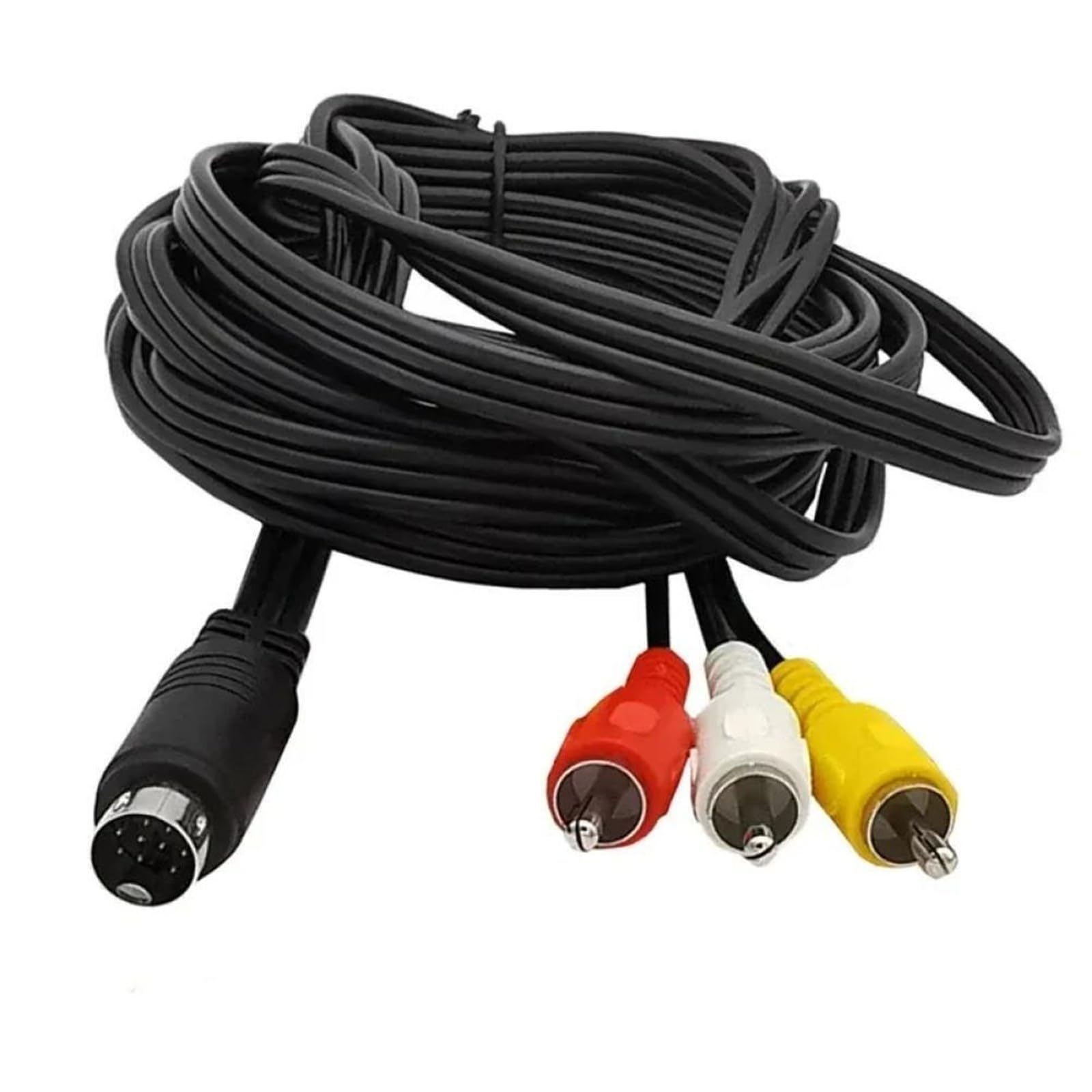 Adaptador S-Video a 3 Phono Compatible con RGB TV HDTV