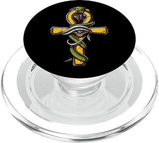 Egyptian Ankh Ancient Egypt Mythology God Eye Of Horus PopSockets PopGrip for MagSafe